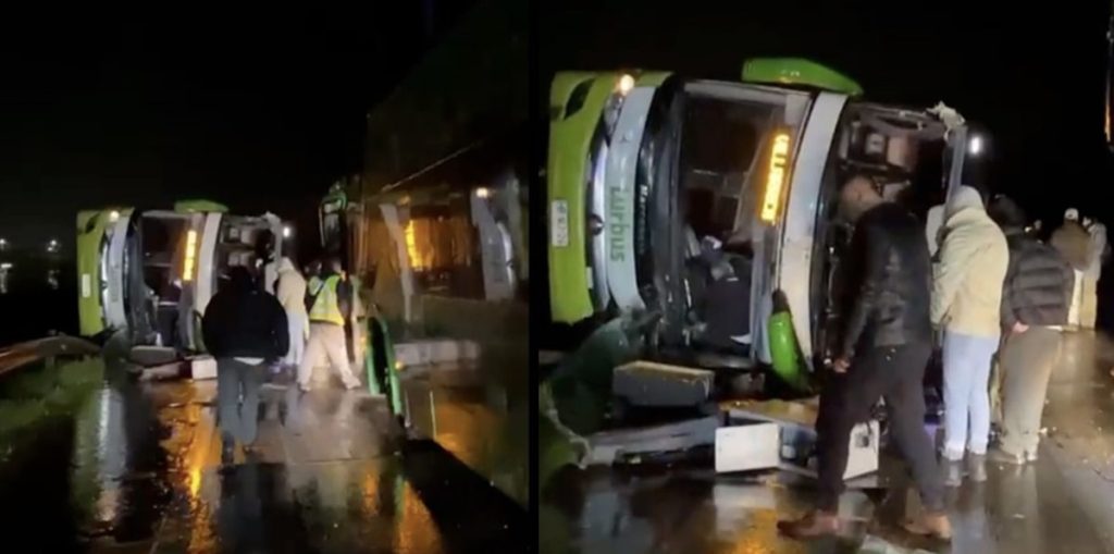 Alrededor de 20 personas resultaron heridas en volcamiento de bus que ...