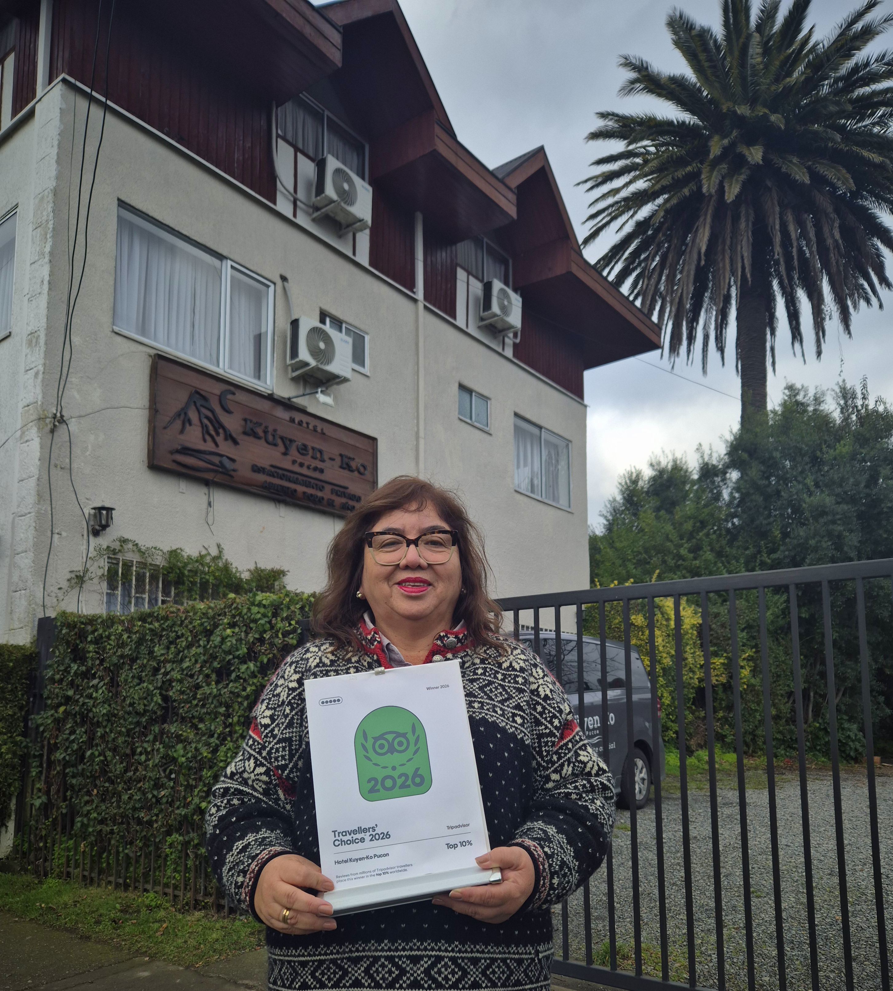 HOTEL DE PUCÓN DENTRO DEL 10% MEJOR EVALUADO EN EL MUNDO